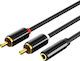 Cabletime AV310 Μετατροπέας 3.5mm female σε RCA male 1τμχ