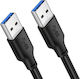 Cabletime 2m USB 3.0 Cable A-Male