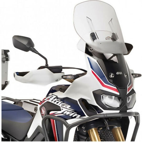 Givi Airflow Motorcycle Windshield & Windscreen Transparent Visor for Honda Africa Twin CRF1000L AF1144