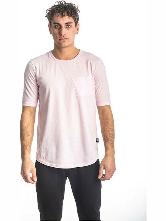 Paco & Co Herren T-Shirt Kurzarm Rosa