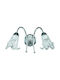 ArkoLight Clasic Lumină de Perete cu Soclu E14 Argintiu 40x25x40cm