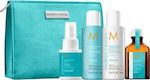 Moroccanoil Women's Travel Hair Care Set Volume On The Go Travel with Conditioner / Oil / Hair Spray / Shampoo 5pcs