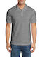 Keya Men's Short Sleeve Promotional Blouse Grey Melange