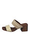 Alpe Leather Women's Sandals Beige