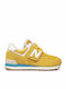 574 Classic 574 Kids Sneakers with Scratch Yellow