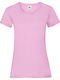 Fruit of the Loom Valueweight T Women's Short Sleeve Promotional T-Shirt Light Pink