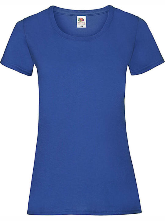 Fruit of the Loom Valueweight T Women's Short Sleeve Promotional T-Shirt Royal