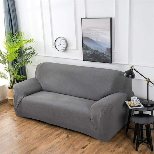 Ehome Elastic Cover for Two Seater Sofa Gray 85x180cm