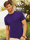 Fruit of the Loom Original T Men's Short Sleeve Promotional T-Shirt Purple