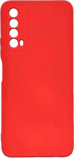 Sonique Liquid Umschlag Rückseite Silikon Rot (Huawei P Smart 2021)