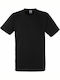 Fruit of the Loom Heavy T Men's Short Sleeve Promotional T-Shirt Black