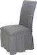 Ehome Elastische Abdeckung für Stuhl Grey With Volans 1Stück EH-0157-1