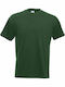 Fruit of the Loom Super Premium T Men's Short Sleeve Promotional T-Shirt Bottle Green