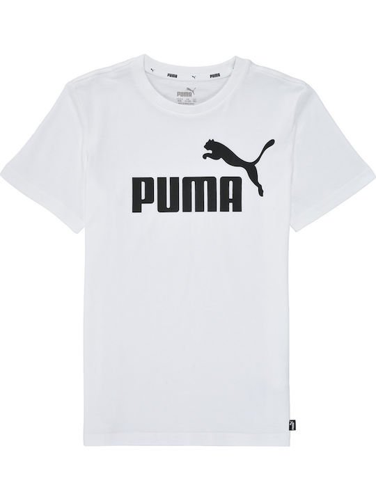 PUMA Tricou pentru copii Alb