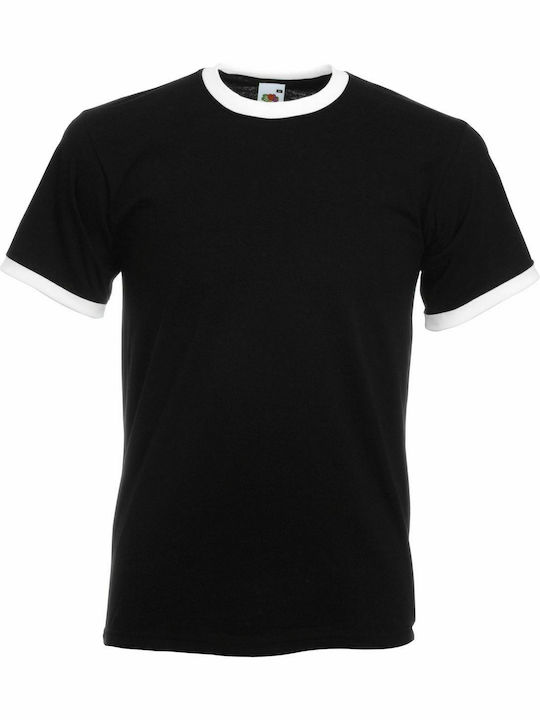 Black ringer t shirt