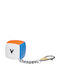V-Cube Breloc 3 Pillow Monogramă Alb