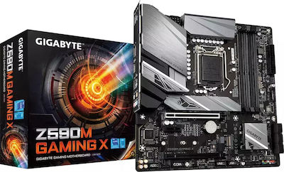 Gigabyte Z590M GAMING X (rev. 1.0) Micro ATX Дънна платка с Intel 1200 Гнездо