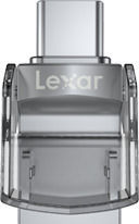 Lexar JumpDrive Dual Drive D35c 128GB USB 3.0 Stick με σύνδεση USB-A & USB-C Ασημί