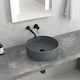 Karag LT3134 LT3134-MMDG Vessel Sink Porcelain 35.5x35.5x12cm Grey Matt