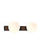 Inlight Μοντέρνο Φωτιστικό Τοίχου με Ντουί G9 Μαύρο 40εκ.