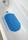 Aria Trade 7215118 Bathtub Mat with Suction Cups Blue 36x69cm