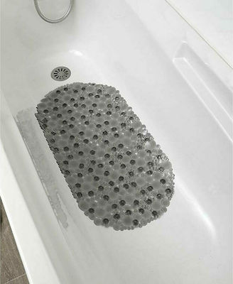 Aria Trade 7215180 Bathtub Mat with Suction Cups Gray 36x69cm