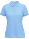 Fruit of the Loom 65/35 Women's Short Sleeve Promotional T-Shirt Sky Blue