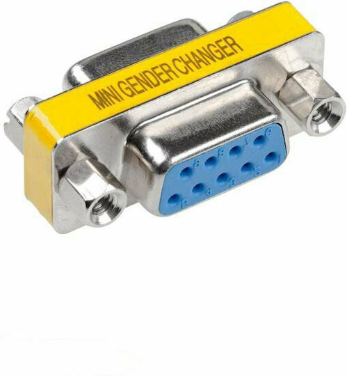 Valueline Μετατροπέας Serial female σε Serial female Ασημί 1τμχ DM-0625-L