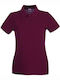 Fruit of the Loom Premium Γυναικείο Διαφημιστικό T-shirt Κοντομάνικο Burgundy