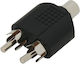 Μετατροπέας RCA female σε RCA male (BG-1205)