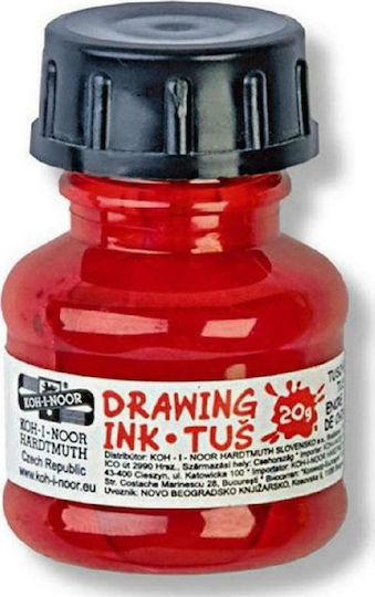 Koh-I-Noor Replacement Ink for Fountain Pen Red 20ml