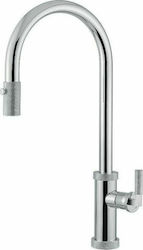 Armando Vicario Urban Kitchen Faucet with Pull-Out Spray Chrome