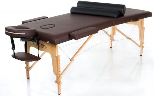 Rest Pro Classic 2 + Massage Bolsters Легло Масаж и Физиотерапия Портативно/Сгъваемо Кафяв от Дърво 192x70см.