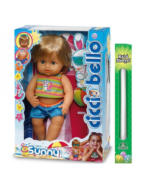 Easter Candle With Toy Cicciobello Sunny For Age 3+ Giochi Preziosi