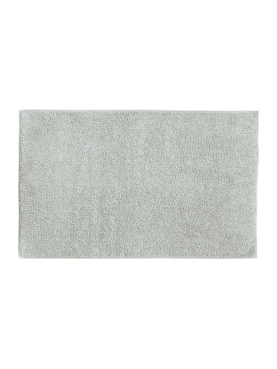 Kleine Wolke Rutschfest Badematte Baumwolle Rechteckig Chrissy 9146146539 Silver Grey 55x65cm