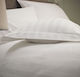 Sunshine Hotel Sheet White Queen Size 240x270cm Cotton & Polyester 1pcs