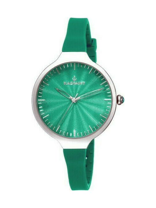 Watch with Green Leather Strap RA336615