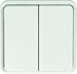 Hager Cubyko Complete Wall Push Staircase Butto...