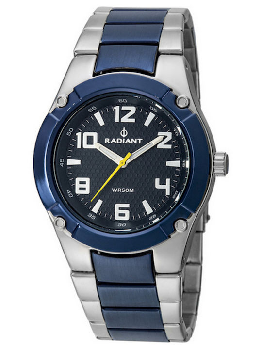 Radiant Men's Watch 48mm Battery with Metal Bra...