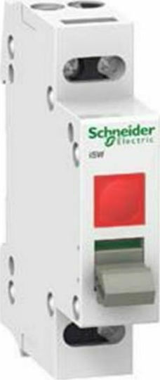 Schneider Electric Acti9 ISW 1-Pole General Use Panel Push Button Switch 250V 20A 1P with Indicator Light