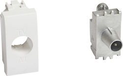 Legrand TV Antenna Socket Basic in White color LN4202D