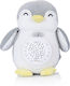 Chipolino Schlafspielzeug Soothing Plush Toy with Projector and Music Penguin aus Stoff mit Musik für 0++ Monate