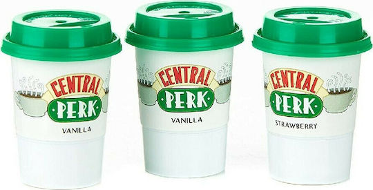 Paladone Central Perk Lip Balm Set Комплект Грижа за устни Балсам Ягода и ванилия x 2