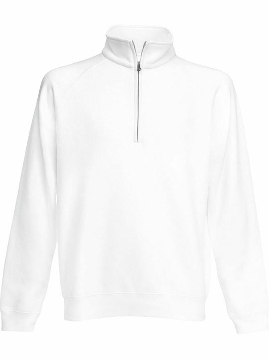 Fruit of the Loom Premium Zip Neck Men's Long S...