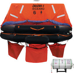 Lalizas Liferaft Solas Oceano Ρίψεως 6 Ατόμων Κάνιστρο A 79867