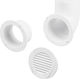 Lalizas Conector de ventilatie pentru barci din plastic cu diametru 102mm Alb culoare