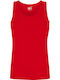 Fruit of the Loom Ladies Performance Women's Sleeveless Promotional Blouse Red