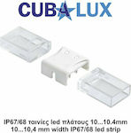 Conector intermediar IP67/68 Conector pentru bandă LED cu lățimea de 10,4 mm