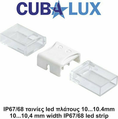 Conector intermediar IP67/68 Conector pentru bandă LED cu lățimea de 10,4 mm