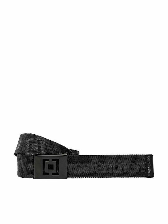 Idol Men's Fabric Webbing Belt Belt Black